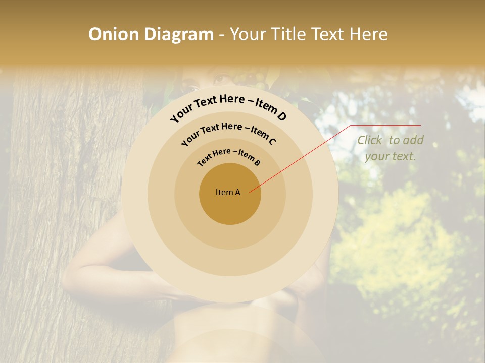 Goddess Face Portrait PowerPoint Template