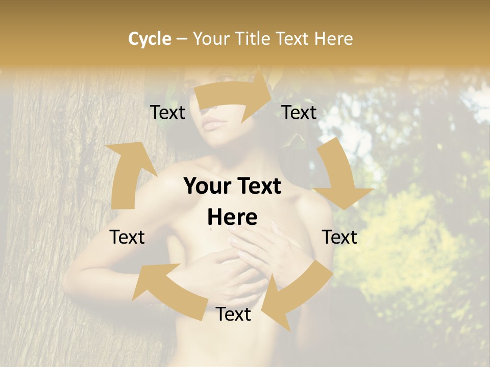 Goddess Face Portrait PowerPoint Template