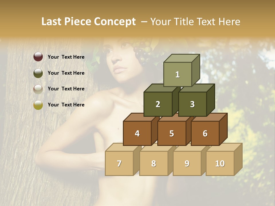 Goddess Face Portrait PowerPoint Template