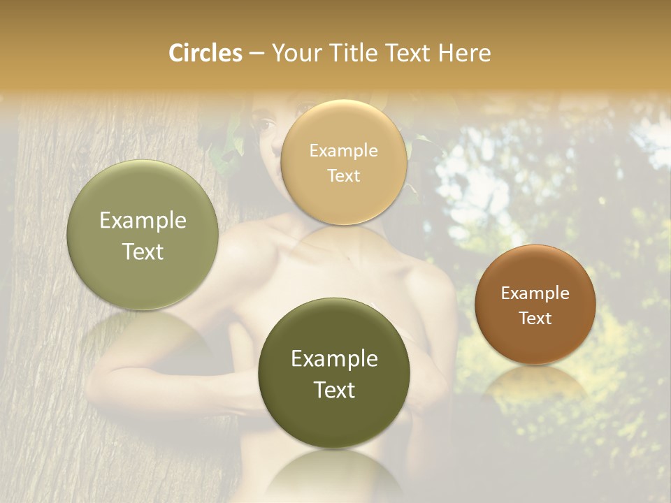 Goddess Face Portrait PowerPoint Template