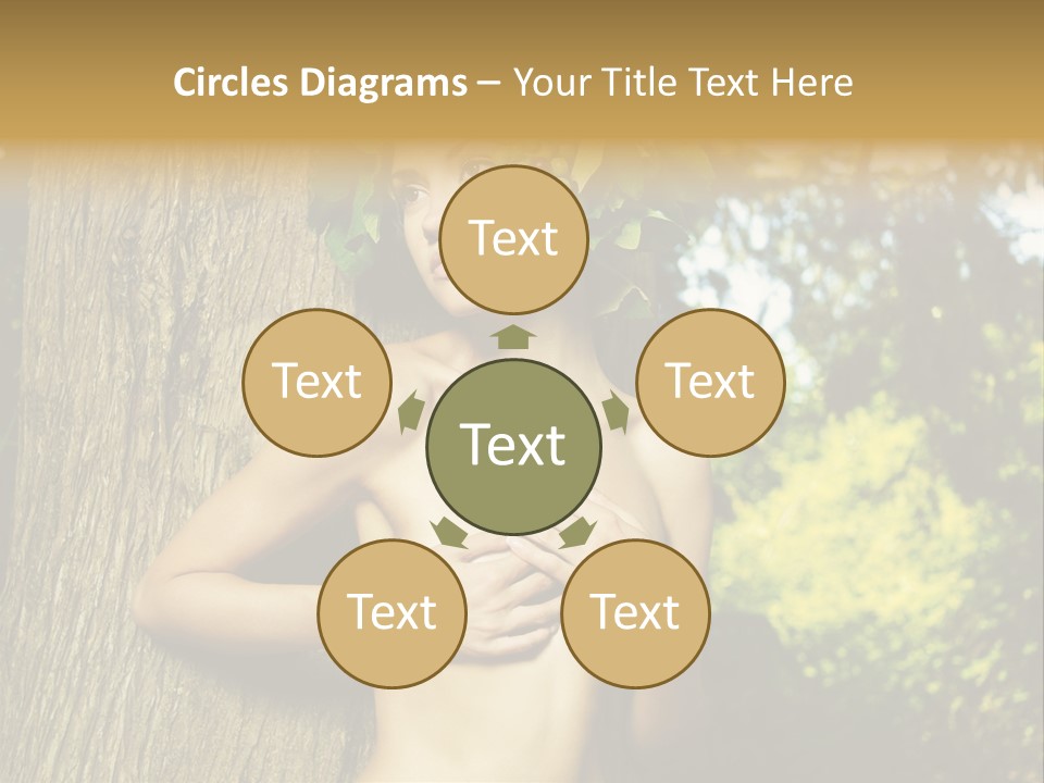 Goddess Face Portrait PowerPoint Template