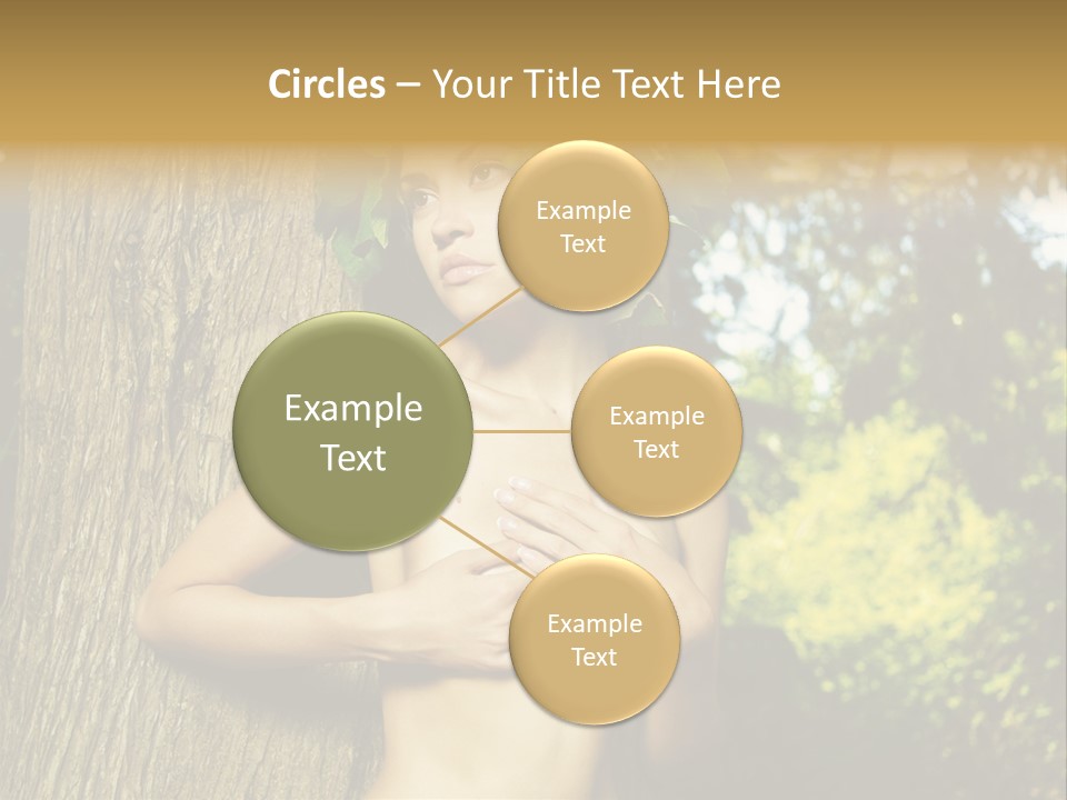 Goddess Face Portrait PowerPoint Template