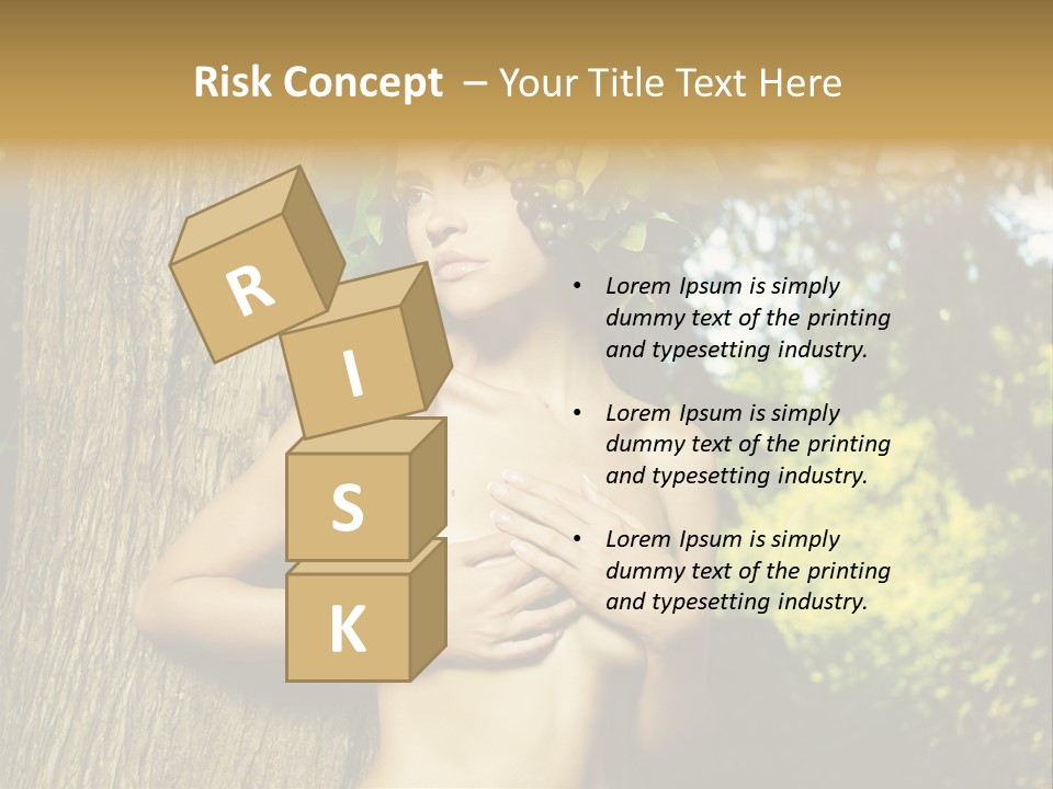 Goddess Face Portrait PowerPoint Template