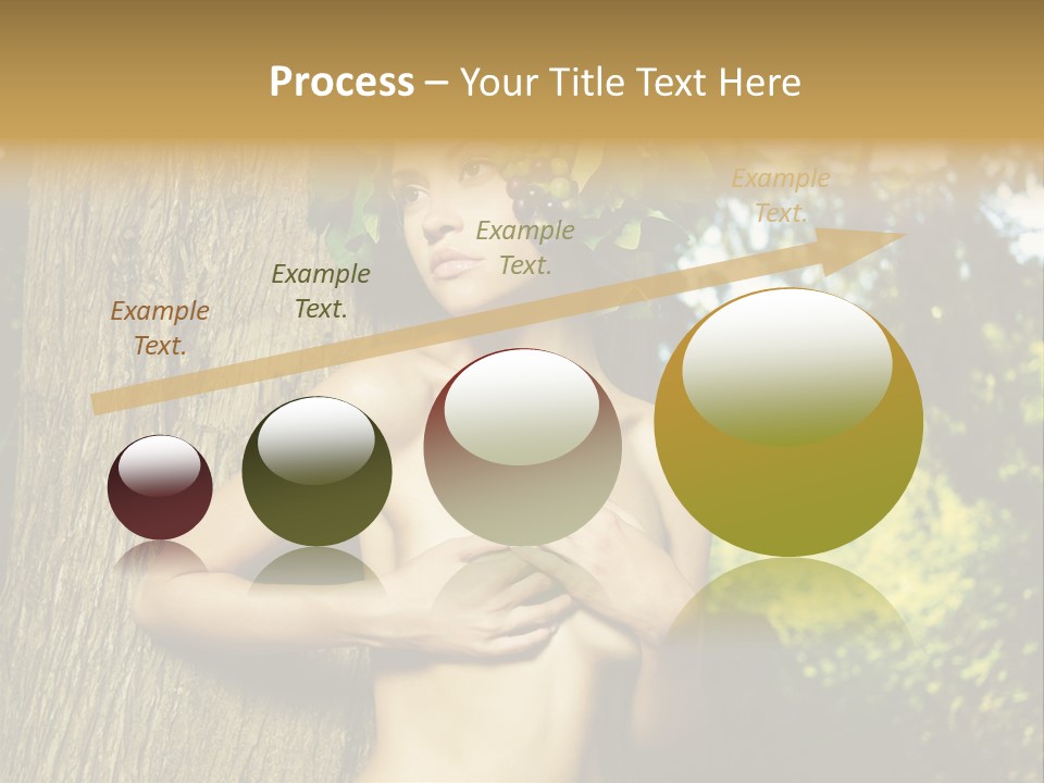 Goddess Face Portrait PowerPoint Template