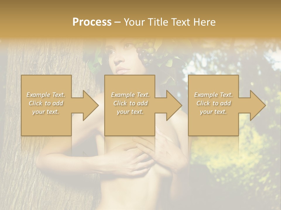 Goddess Face Portrait PowerPoint Template