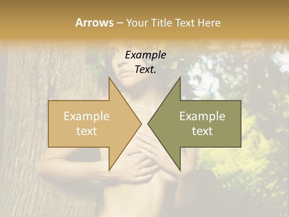 Goddess Face Portrait PowerPoint Template