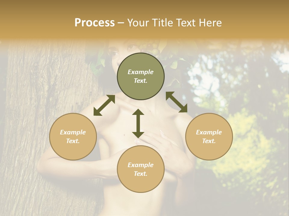 Goddess Face Portrait PowerPoint Template