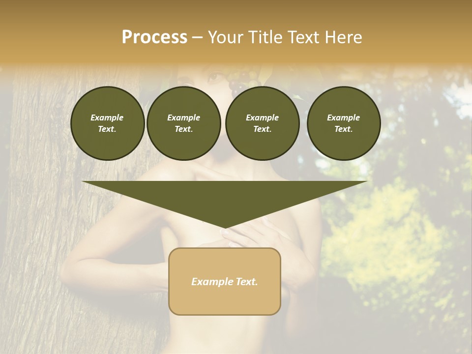 Goddess Face Portrait PowerPoint Template