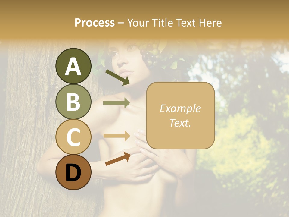 Goddess Face Portrait PowerPoint Template