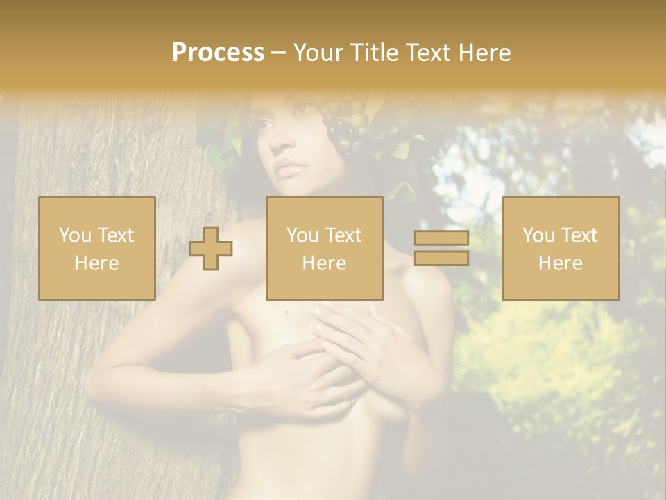 Goddess Face Portrait PowerPoint Template