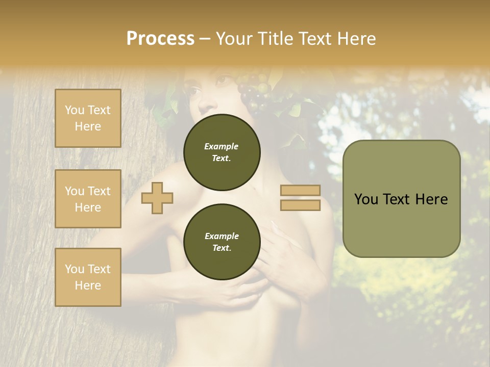 Goddess Face Portrait PowerPoint Template