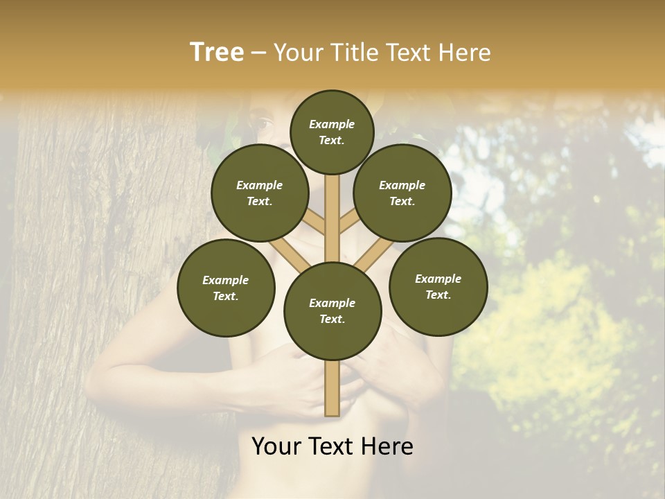 Goddess Face Portrait PowerPoint Template