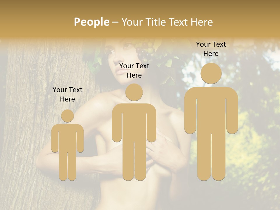 Goddess Face Portrait PowerPoint Template