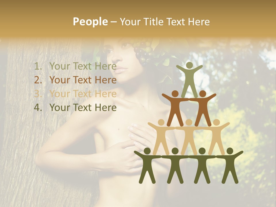 Goddess Face Portrait PowerPoint Template