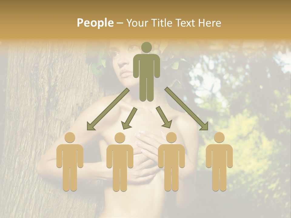 Goddess Face Portrait PowerPoint Template