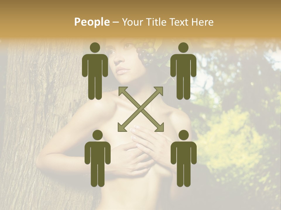 Goddess Face Portrait PowerPoint Template