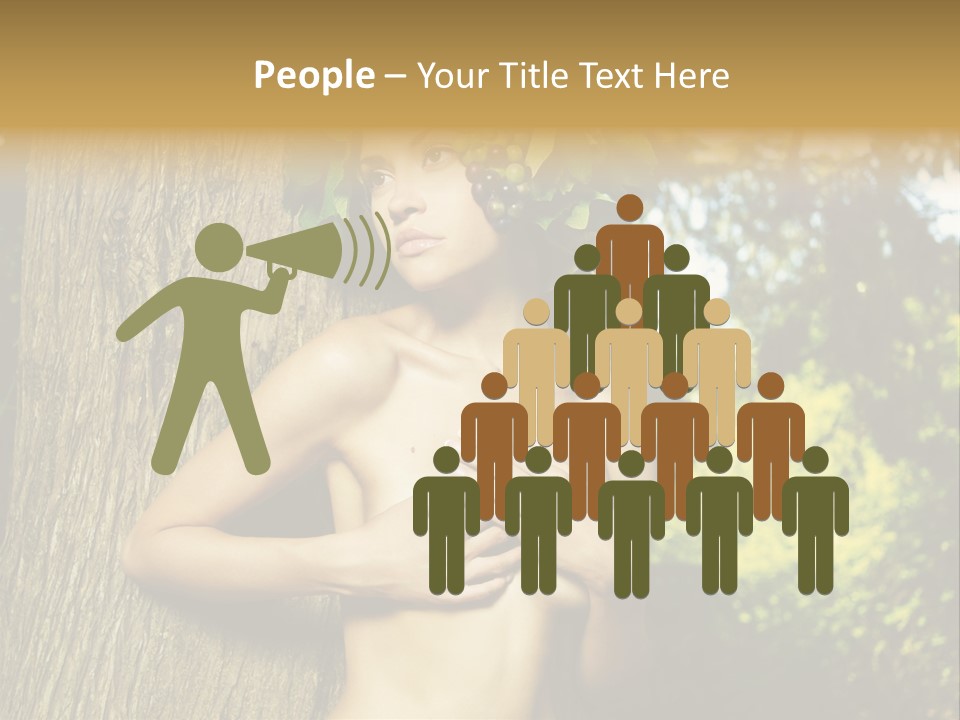 Goddess Face Portrait PowerPoint Template