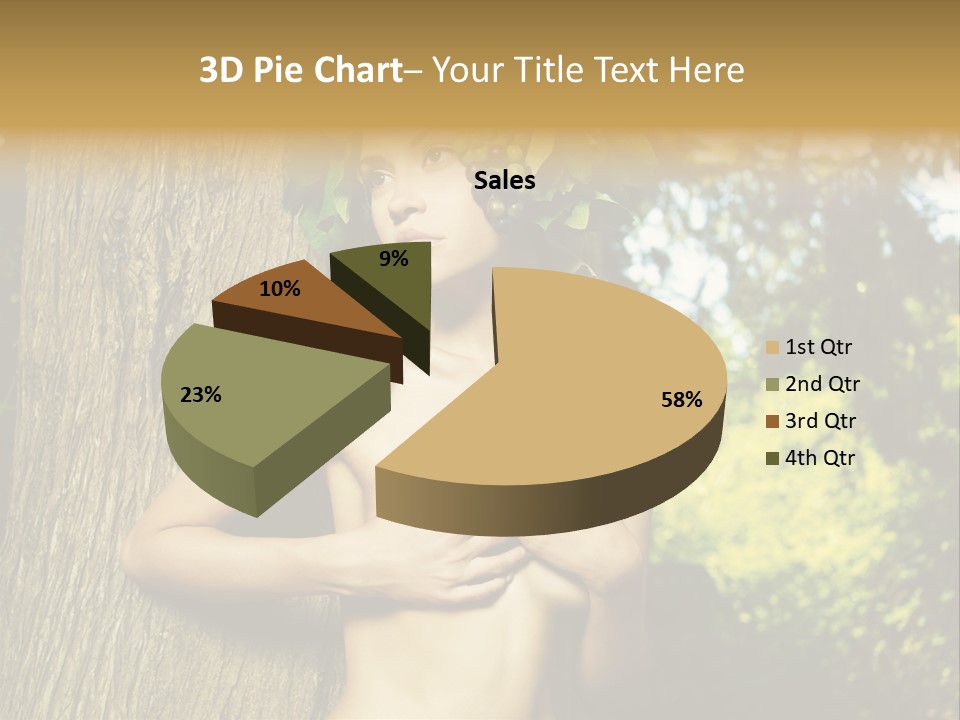 Goddess Face Portrait PowerPoint Template