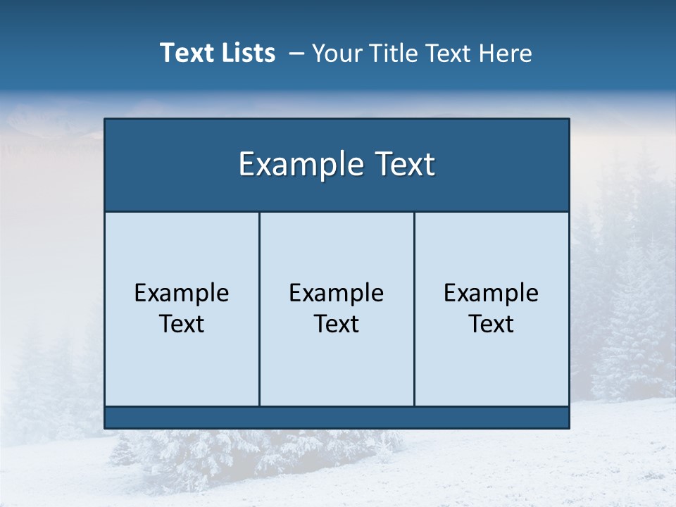 Winter Cold Season PowerPoint Template