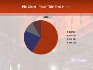 Factory Iron Furnace PowerPoint Template