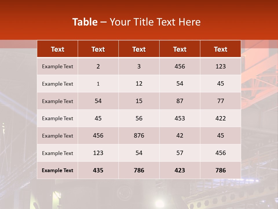 Factory Iron Furnace PowerPoint Template