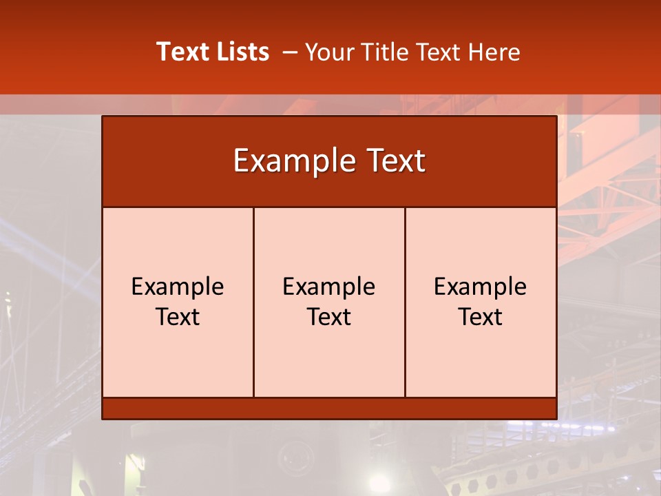 Factory Iron Furnace PowerPoint Template