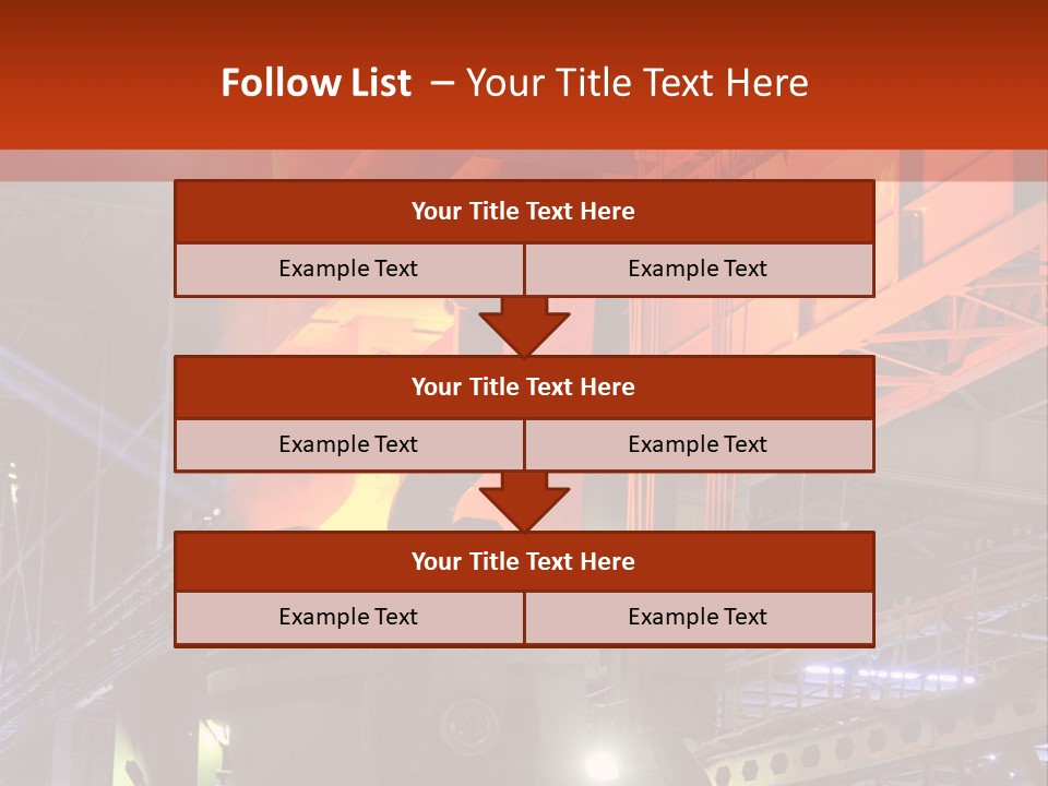 Factory Iron Furnace PowerPoint Template