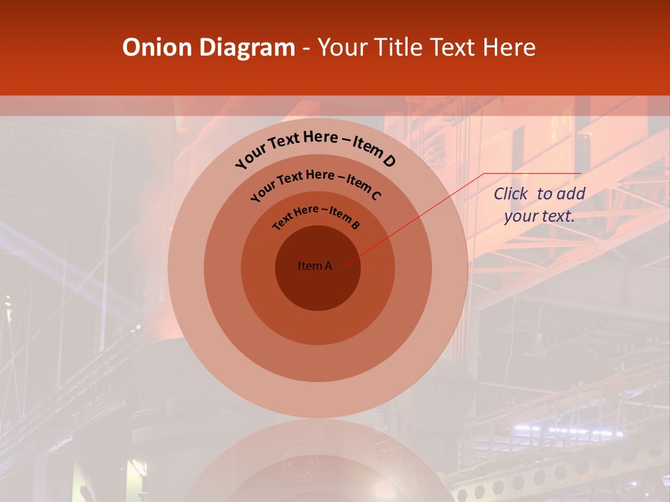 Factory Iron Furnace PowerPoint Template