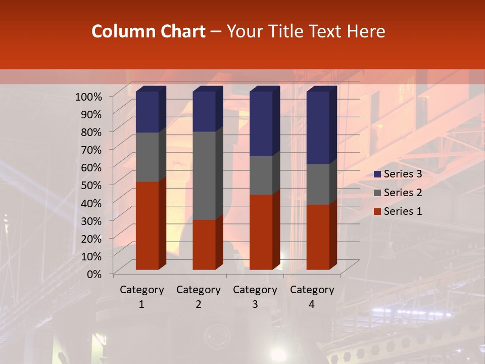 Factory Iron Furnace PowerPoint Template