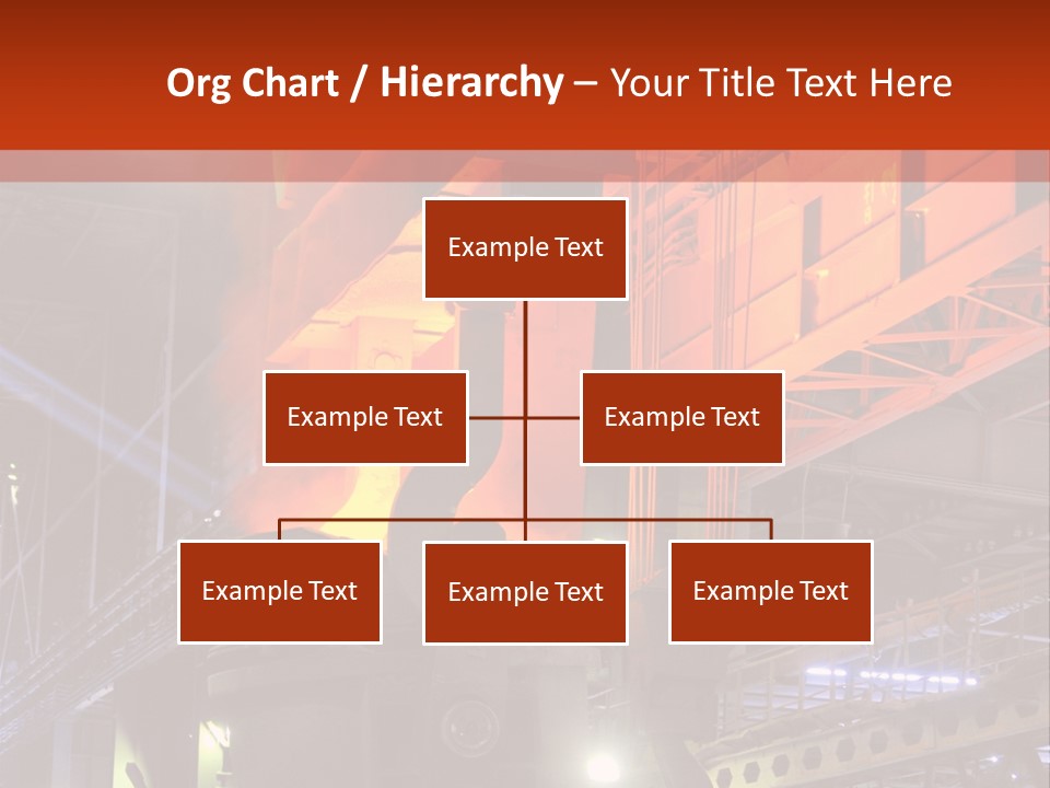 Factory Iron Furnace PowerPoint Template