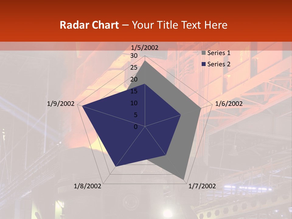 Factory Iron Furnace PowerPoint Template