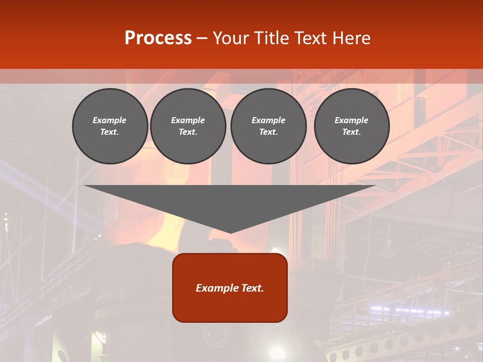 Factory Iron Furnace PowerPoint Template