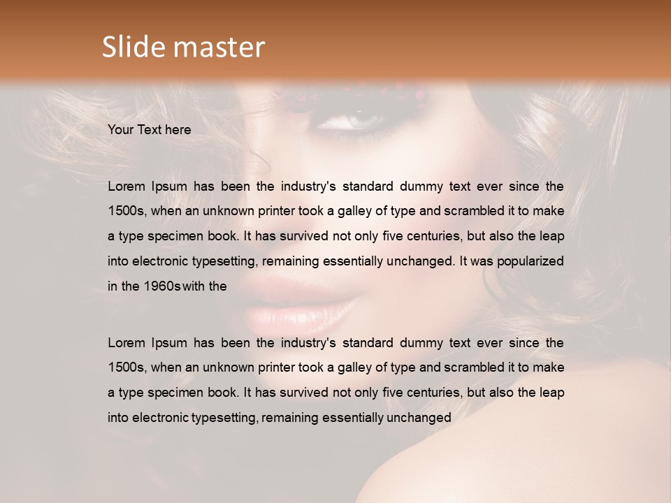 Beautiful Wellness Sexy PowerPoint Template