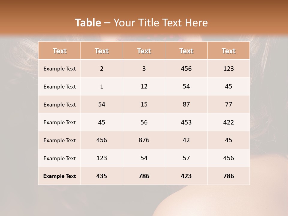 Beautiful Wellness Sexy PowerPoint Template