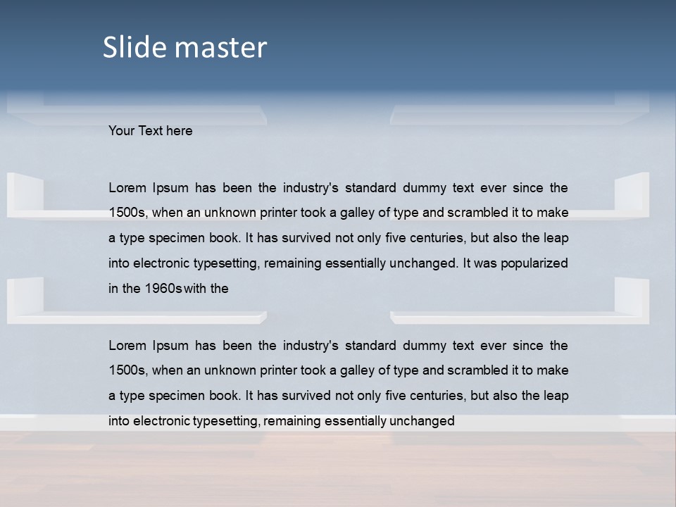 Realistic Office Design PowerPoint Template