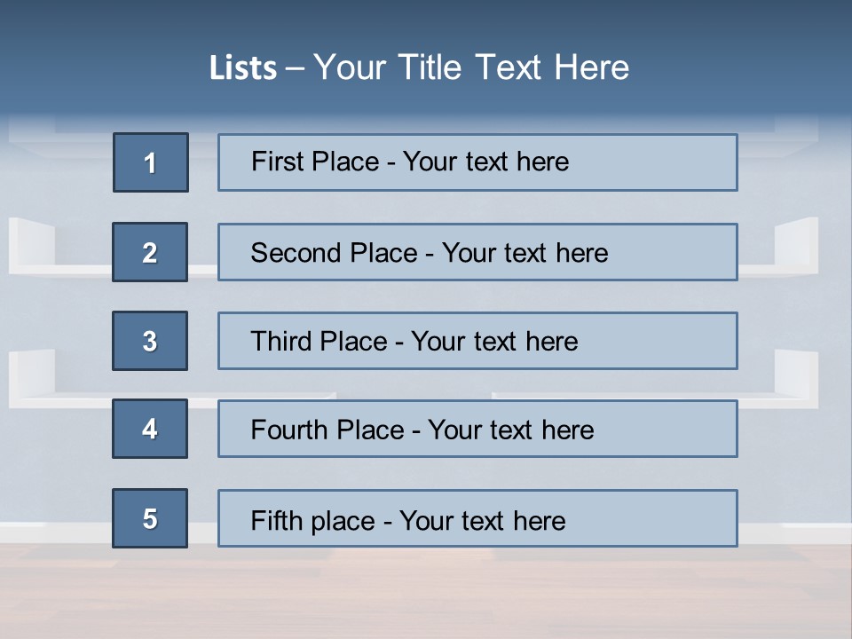Realistic Office Design PowerPoint Template