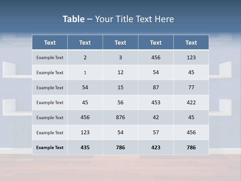 Realistic Office Design PowerPoint Template