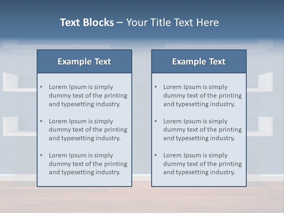 Realistic Office Design PowerPoint Template