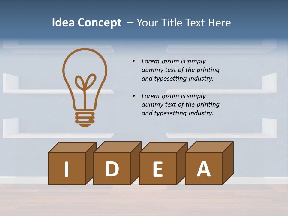 Realistic Office Design PowerPoint Template