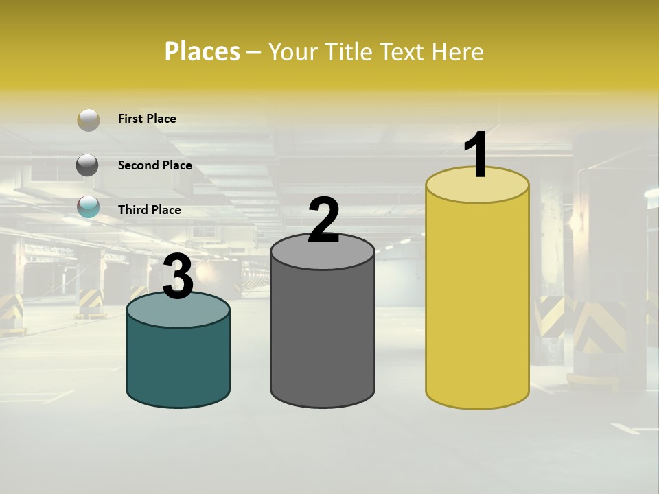 Neon City Dividing PowerPoint Template