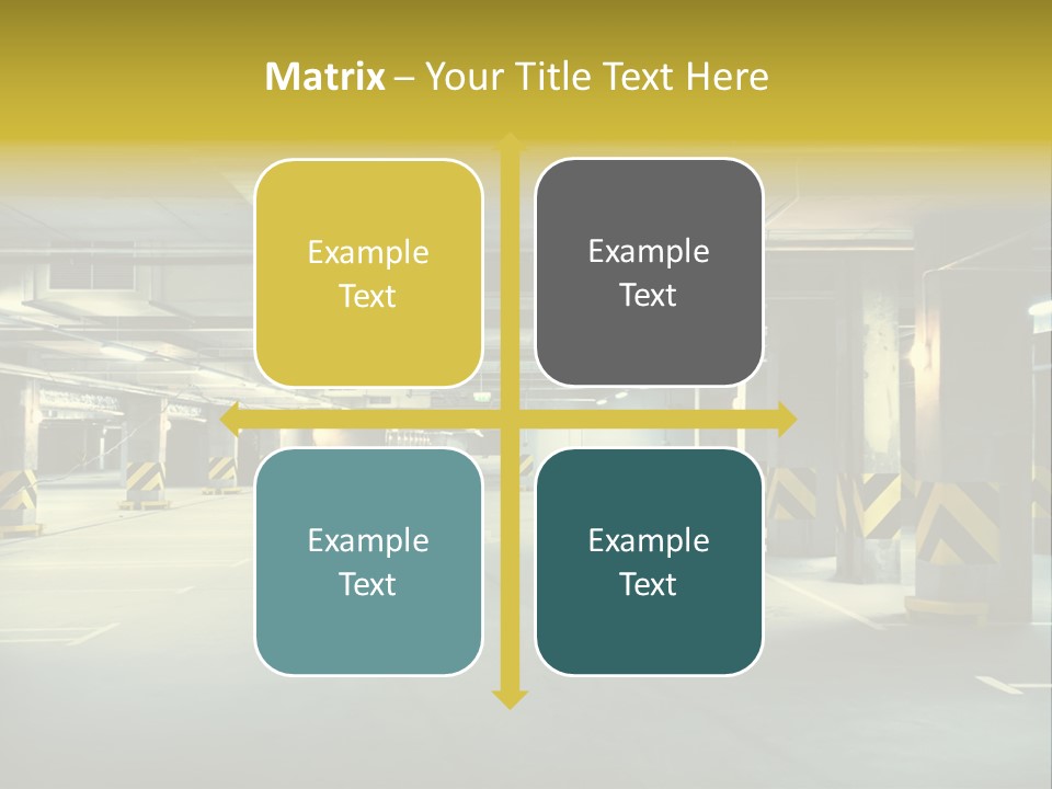 Neon City Dividing PowerPoint Template