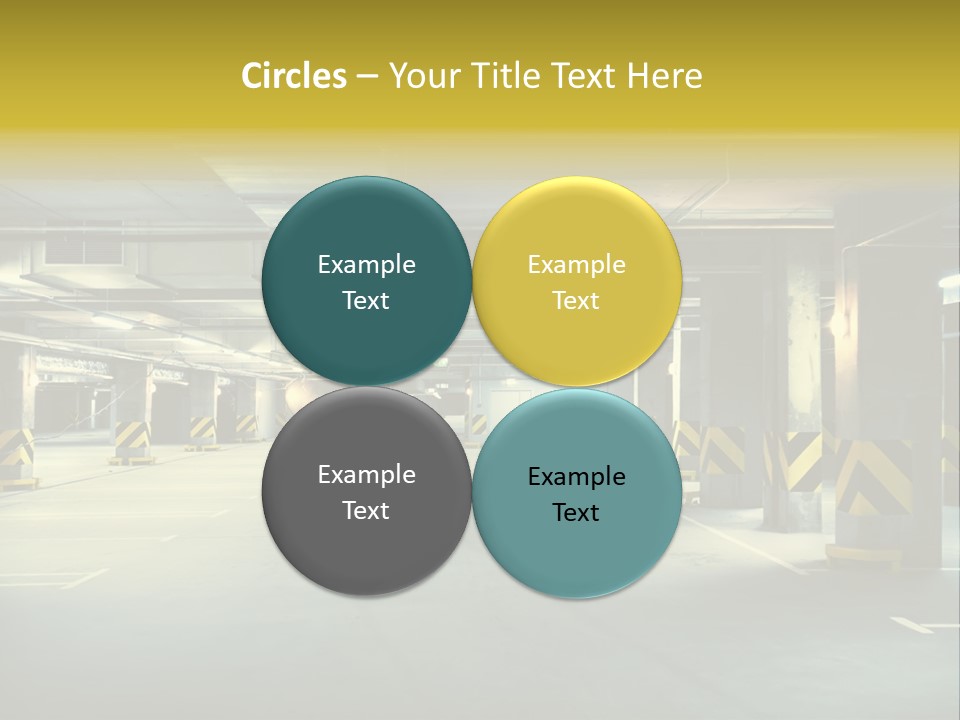 Neon City Dividing PowerPoint Template