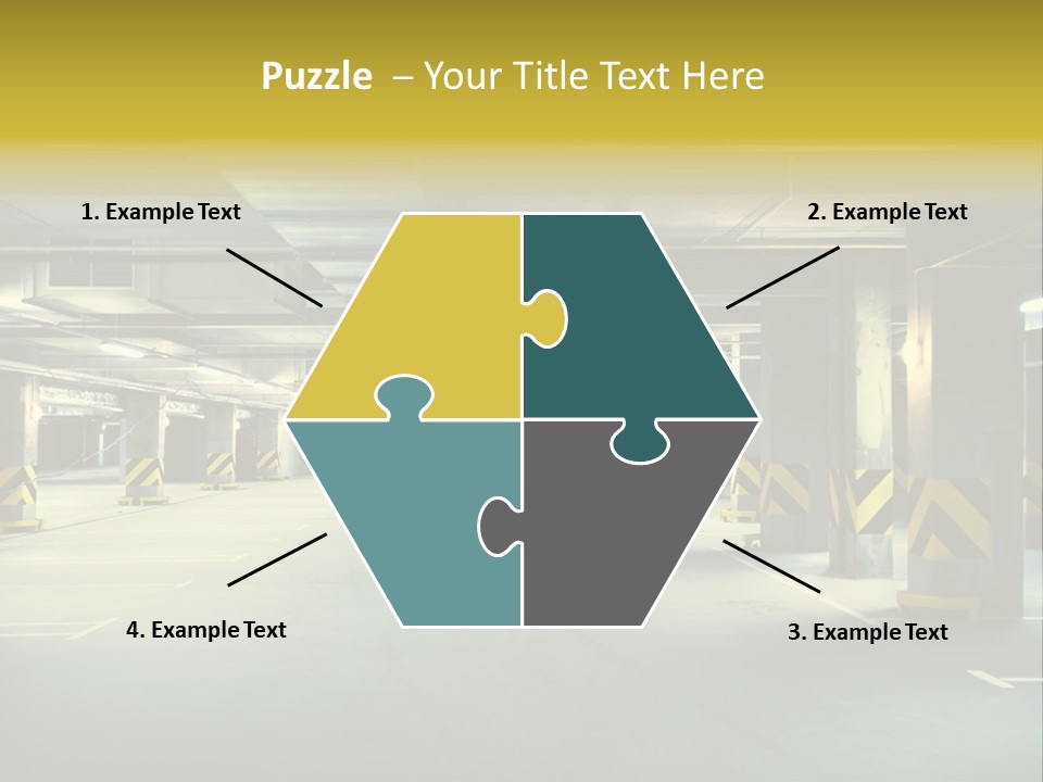 Neon City Dividing PowerPoint Template