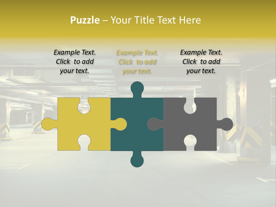 Neon City Dividing PowerPoint Template