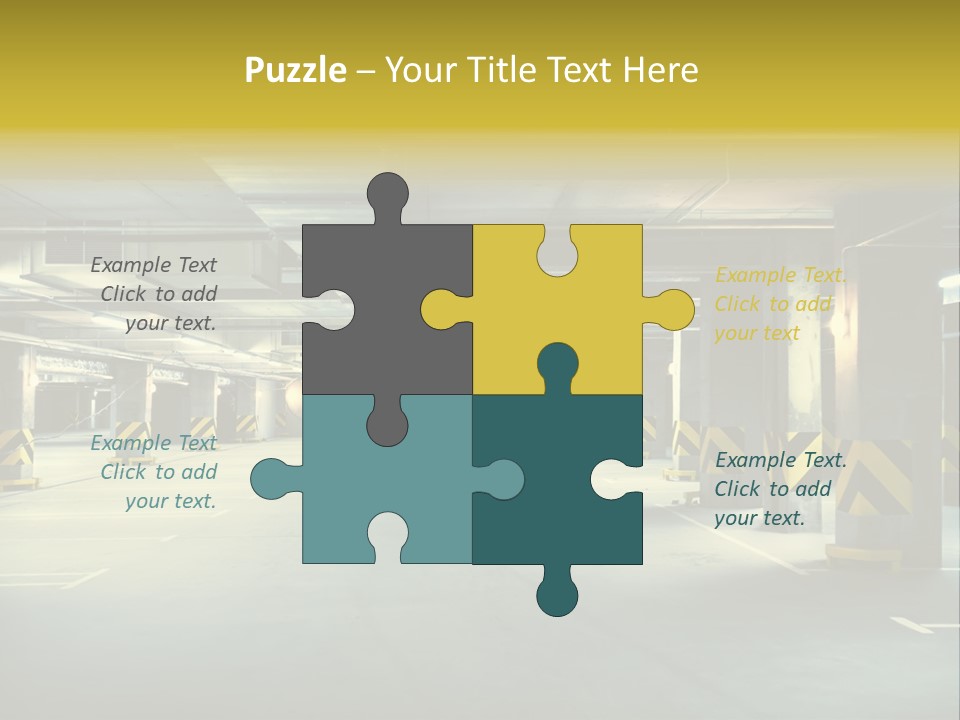 Neon City Dividing PowerPoint Template