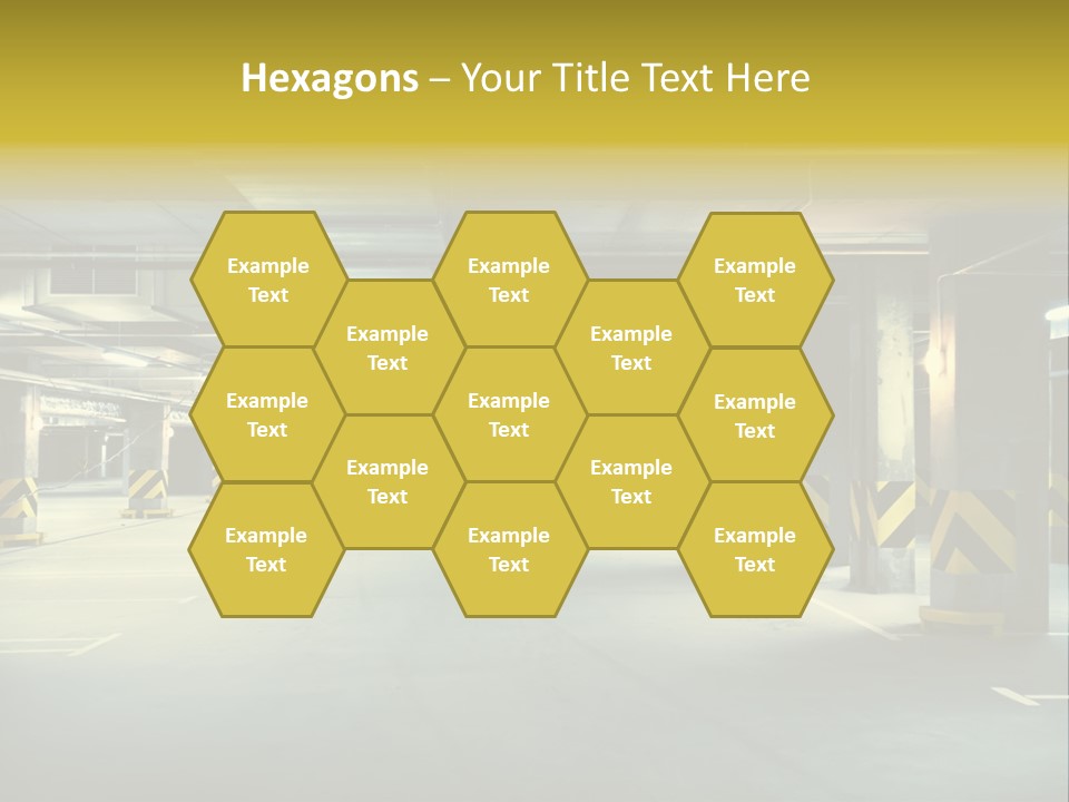 Neon City Dividing PowerPoint Template