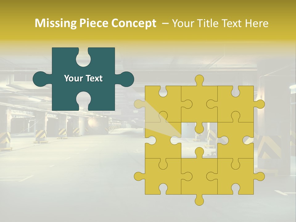 Neon City Dividing PowerPoint Template