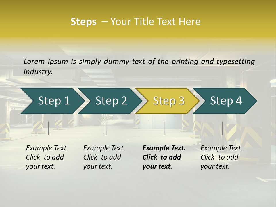 Neon City Dividing PowerPoint Template
