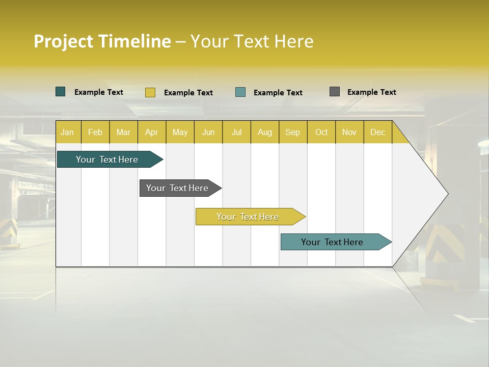 Neon City Dividing PowerPoint Template