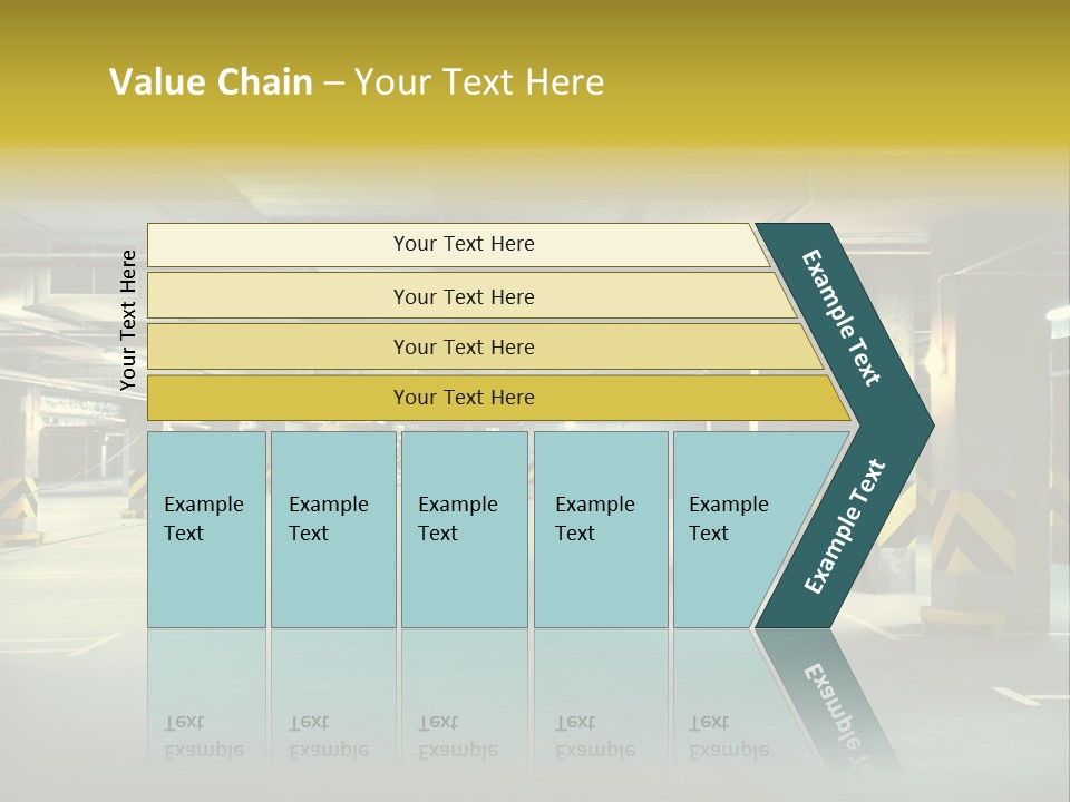 Neon City Dividing PowerPoint Template